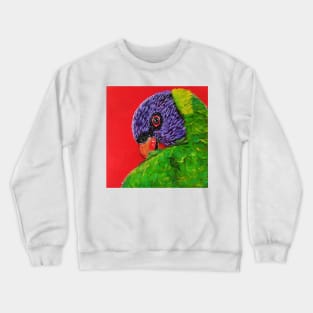 Lorikeet - Brightly Coloured Bird Crewneck Sweatshirt